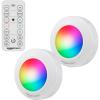 Motion Sensor Puck Light with IR Remote