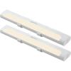 imageAmazon Basics LED Stick On Lights Battery Operated Wireless 65 Lumens Portable Light Under Cabinet Lighting Closet Kitchen 2 Pack WhiteLight Bar