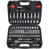 imageAmazon Basics Mechanics Socket Tool Set With Case SAE and Metric Sizes 201PieceBlack  Silver