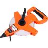 imageAmazon Basics Open Reel Fiberglass Measuring Tape InchMetric Scale Impact Resistant Shell 100feet 30Meters by 12Inch Orange