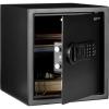 imageAmazon Basics Steel Home Security Electronic Safe with Programmable Keypad Lock for Documents Jewelry Valuables 18 Cubic Feet Black 138quotW x 13quotD x 197quotH12 Cubic Feet