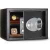 imageAmazon Basics Steel Security Safe and Lock Box with Programmable Electronic Keypad for Valuables Cash Jewelry Documents Black 1 Cubic Foot 169x146x91inches WxDxH05 Cubic Feet