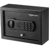imageAmazon Basics Steel Security Safe and Lock Box with Programmable Electronic Keypad for Valuables Cash Jewelry Documents Black 1 Cubic Foot 169x146x91inches WxDxH01 Cubic Feet