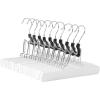 imageAmazon Basics Sturdy Wooden Pants Hangers  Natural 10PackWhite