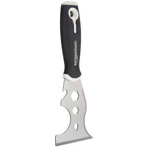 imageAmazon Basics 14IN1 Soft Grip Painters Tool with Hammer End and 2 Driver Bits 3quot one pack Black