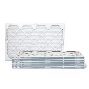 imageAmazon Basics 14x20x1 Air Filter 6 Pack MERV 8 AC Furnace Filters Actual Size 1375quot x 1975quot x 075quot16x25x1