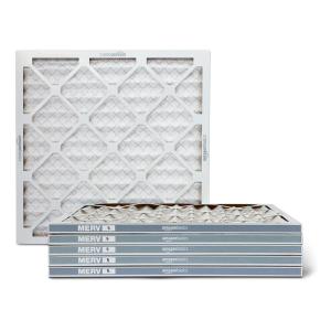 imageAmazon Basics 14x20x1 Air Filter 6 Pack MERV 8 AC Furnace Filters Actual Size 1375quot x 1975quot x 075quot20x20x1