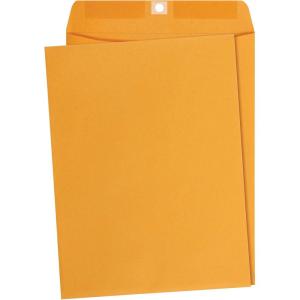 imageAmazon Basics Clasp Kraft Envelopes Gummed Mailing Envelope 9 x 12 inch 100PackKraft