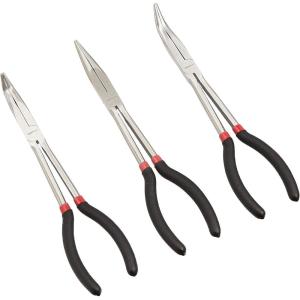 imageAmazon Basics Long Reach Needle Nose Pliers Tool Set 3Piece Black