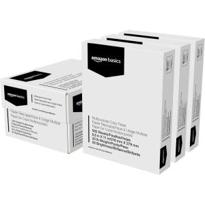 imageAmazon Basics Multipurpose Copy Printer Paper 20 lb 85 x 11 Inches 3 Reams 1500 Sheets 92 Bright White3 Reams  1500 Sheets