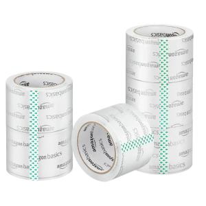 imageAmazon Basics Packaging Tape for Shipping Moving and Storing 36 count Pack of 1 188 in x 546 yds Clear28 inches x 546 yards