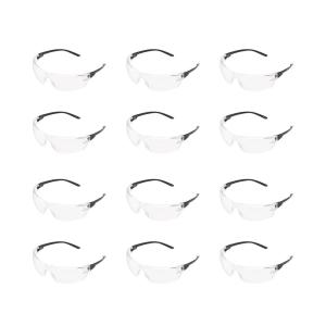 imageAmazon Basics Safety Glasses AntiFog 12 pack ClearBlack Previously AmazonCommercial brand