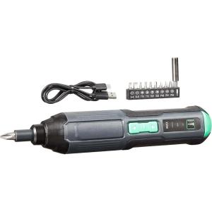 imageAmazon Basics by SKIL 4V Cordless Stick Screwdriver with 10Piece Bit Set and USB CablePreviously Denali brandScrewdriver  10PC Bit Set