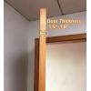 imageAmazon Basics 24 Medium Pocket OvertheDoor Hanging Shoe Organizer Light GreyLight Grey