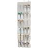 imageAmazon Basics 24 Medium Pocket OvertheDoor Hanging Shoe Organizer Light GreyLight Grey