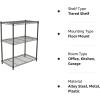 imageAmazon Basics 2Shelf Stackable Storage 133quot D x 232quot W x 222quot H BlackBlack