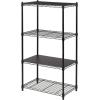 imageAmazon Basics 2Shelf Stackable Storage 133quot D x 232quot W x 222quot H BlackBlack