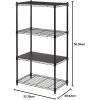 imageAmazon Basics 2Shelf Stackable Storage 133quot D x 232quot W x 222quot H BlackBlack