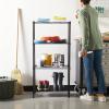 imageAmazon Basics 2Shelf Stackable Storage 133quot D x 232quot W x 222quot H BlackBlack