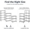 imageAmazon Basics 2Shelf Stackable Storage 133quot D x 232quot W x 222quot H BlackBlack