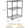 imageAmazon Basics 2Shelf Stackable Storage 133quot D x 232quot W x 222quot H BlackBlack