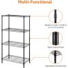imageAmazon Basics 2Shelf Stackable Storage 133quot D x 232quot W x 222quot H BlackBlack