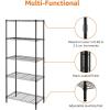 imageAmazon Basics 2Shelf Stackable Storage 133quot D x 232quot W x 222quot H BlackBlack