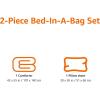 imageAmazon Basics 3 Piece Microfiber Kids Comforter and Pillow Sham Set FullQueen Red SolidDinosaurs