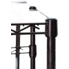 imageAmazon Basics Adjustable Expandable Metal Hanging Closet Storage Organizer Rack with Shelves 5780L x 14W x 72H BlackBronze