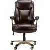 imageAmazon Basics Big and Tall Executive Chair  Adjustable with Armrest 350Pound Capacity285D x 3025W x 479H in Brown with Pewter FinishBrown