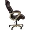 imageAmazon Basics Big and Tall Executive Chair  Adjustable with Armrest 350Pound Capacity285D x 3025W x 479H in Brown with Pewter FinishBrown