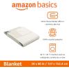 imageAmazon Basics Chunky Cable Knit Throw Blanket for Couch Sofa Bed Lightweight Soft Cozy Sage Green 50quotx 60quotIvory With Blue Crosscheck Pattern