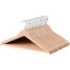imageAmazon Basics Durable Wooden Suit Clothes Hangers  Cherry 20PackNatural