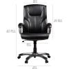 imageAmazon Basics Executive High Back Office Desk Chair Adjustable Height Tilt Swivel one Size WhitePewterBlackSilver