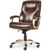 imageAmazon Basics Executive High Back Office Desk Chair Adjustable Height Tilt Swivel one Size WhitePewterBrownGold