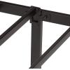 imageAmazon Basics Heavy Duty NonSlip Bed Frame with Steel Slats Easy Assembly  18quotH Queen BlackKing