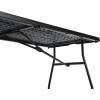 imageAmazon Basics Heavy Duty Portable Folding Table 6 ft with Carrying Handle Indoor ampamp Outdoor WhiteBlack