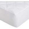 imageAmazon Basics Hypoallergenic Quilted Mattress Topper Pad Cover 18 Inches Deep Full WhiteFull