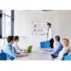 imageAmazon Basics Magnetic White Board with Pen Tray Dry Erase Board Aluminum Trim 354quot x 236quot354 x 236