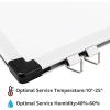 imageAmazon Basics Magnetic White Board with Pen Tray Dry Erase Board Aluminum Trim 354quot x 236quot354 x 236