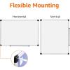 imageAmazon Basics Magnetic WhiteboardDry Erase Board 36 x 48inch Aluminum Frame SilverWhiteSilverWhite