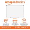 imageAmazon Basics Magnetic WhiteboardDry Erase Board 36 x 48inch Aluminum Frame SilverWhiteSilverWhite