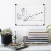 imageAmazon Basics Magnetic WhiteboardDry Erase Board 36 x 48inch Aluminum Frame SilverWhiteSilverWhite