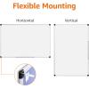 imageAmazon Basics Magnetic WhiteboardDry Erase Board 36 x 48inch Aluminum Frame SilverWhiteSilverWhite