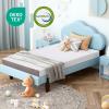 imageAmazon Basics Memory Foam Mattress Medium Firm 10 Inch Twin WhiteGreyFull