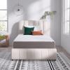 imageAmazon Basics Memory Foam Mattress Medium Firm 10 Inch Twin WhiteGreyFull