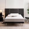 imageAmazon Basics Memory Foam Mattress Medium Firm 10 Inch Twin WhiteGreyFull