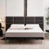 imageAmazon Basics Memory Foam Mattress Medium Firm 10 Inch Twin WhiteGreyKing