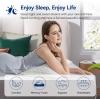 imageAmazon Basics Memory Foam Mattress Medium Firm 10 Inch Twin WhiteGreyKing