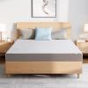 imageAmazon Basics Memory Foam Mattress Medium Firm 10 Inch Twin WhiteGreyQueen